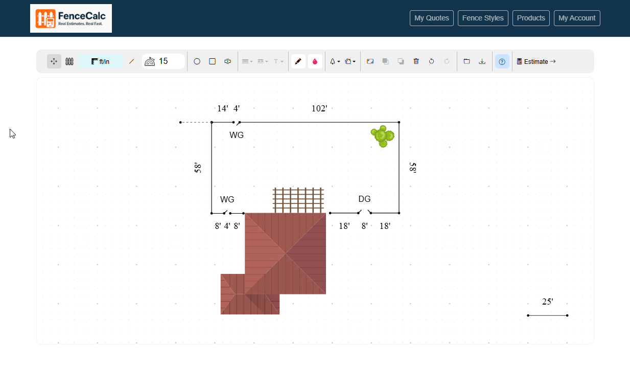 Fence Drawing Tool